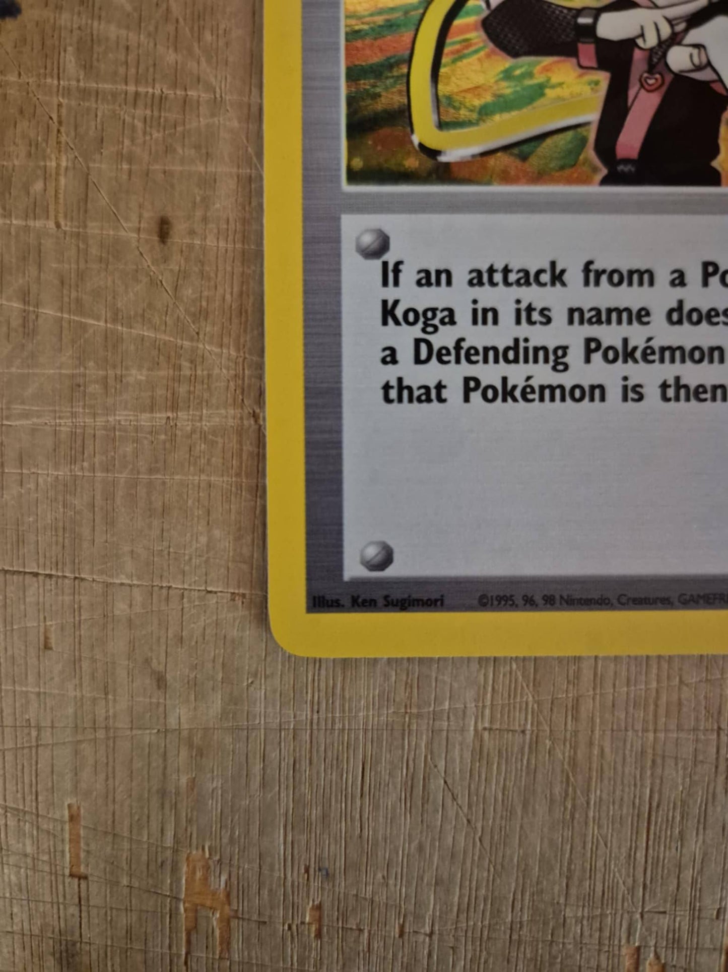 Koga Holo 19/132 Gym Heroes Single Pokémon Card