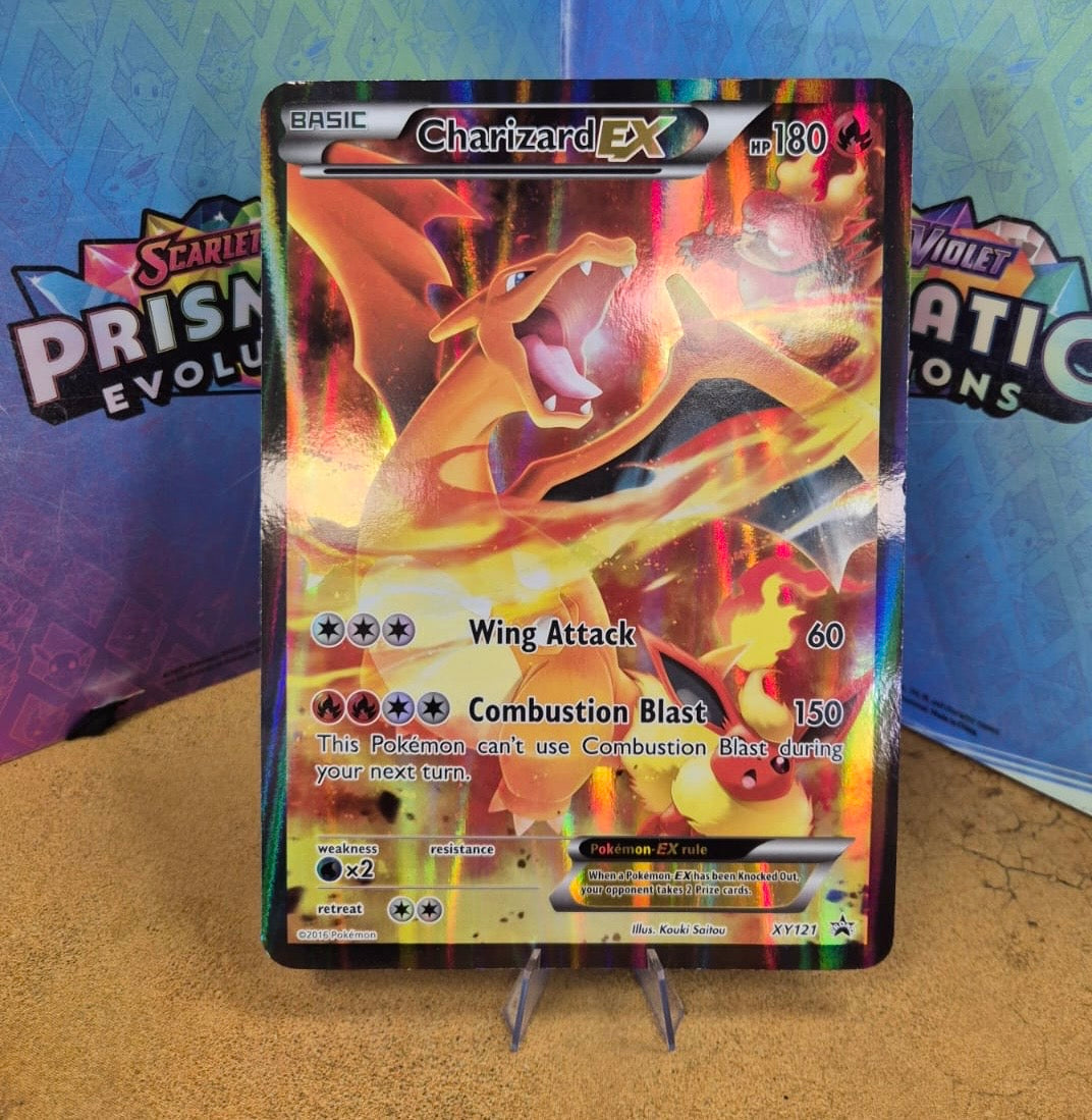 Charizard EX XY121 JUMBO Black Star Promo Single Pokémon Card