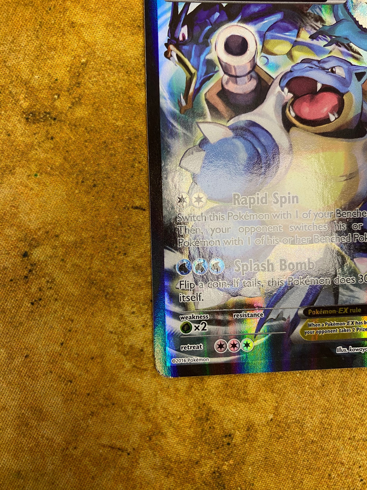 Blastoise EX Holo XY122 Black Star Promo Single Pokemon Card