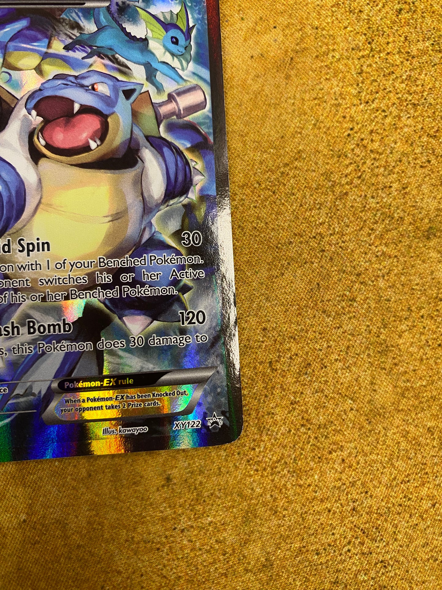 Blastoise EX Holo XY122 Black Star Promo Single Pokemon Card
