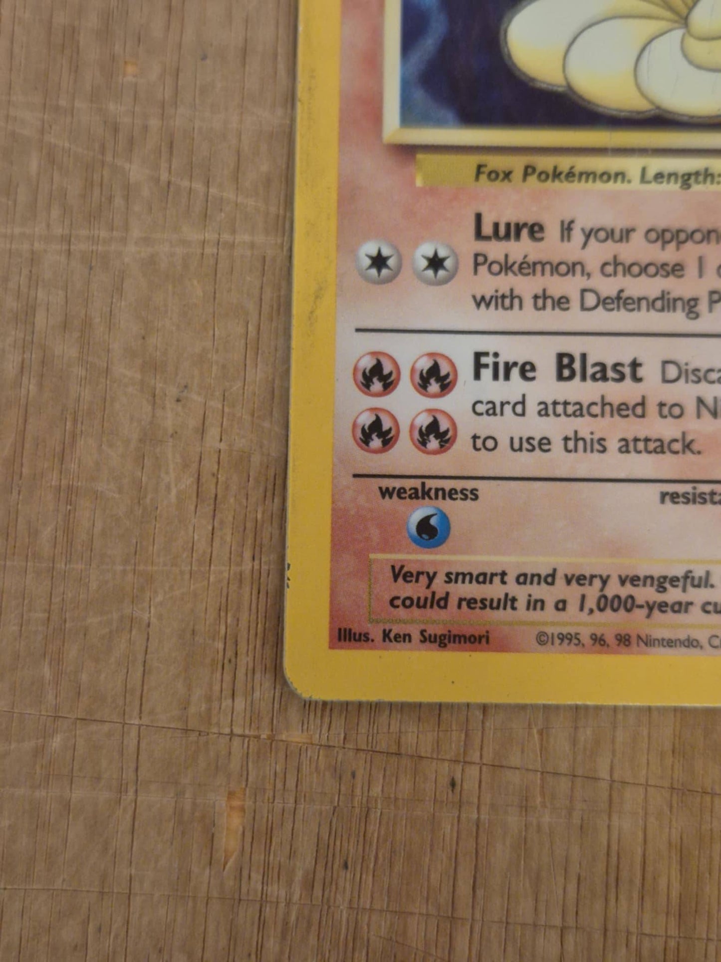Ninetales Holo 12/102 Base Set Single Pokémon Card