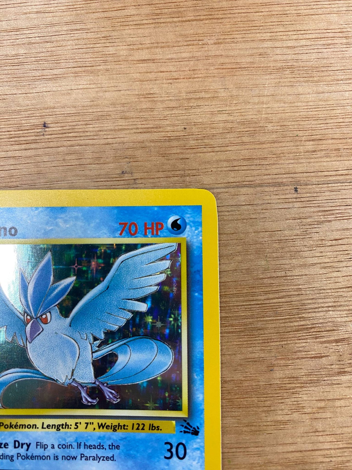 Articuno Holo 2/62 Fossil Single Pokémon Card