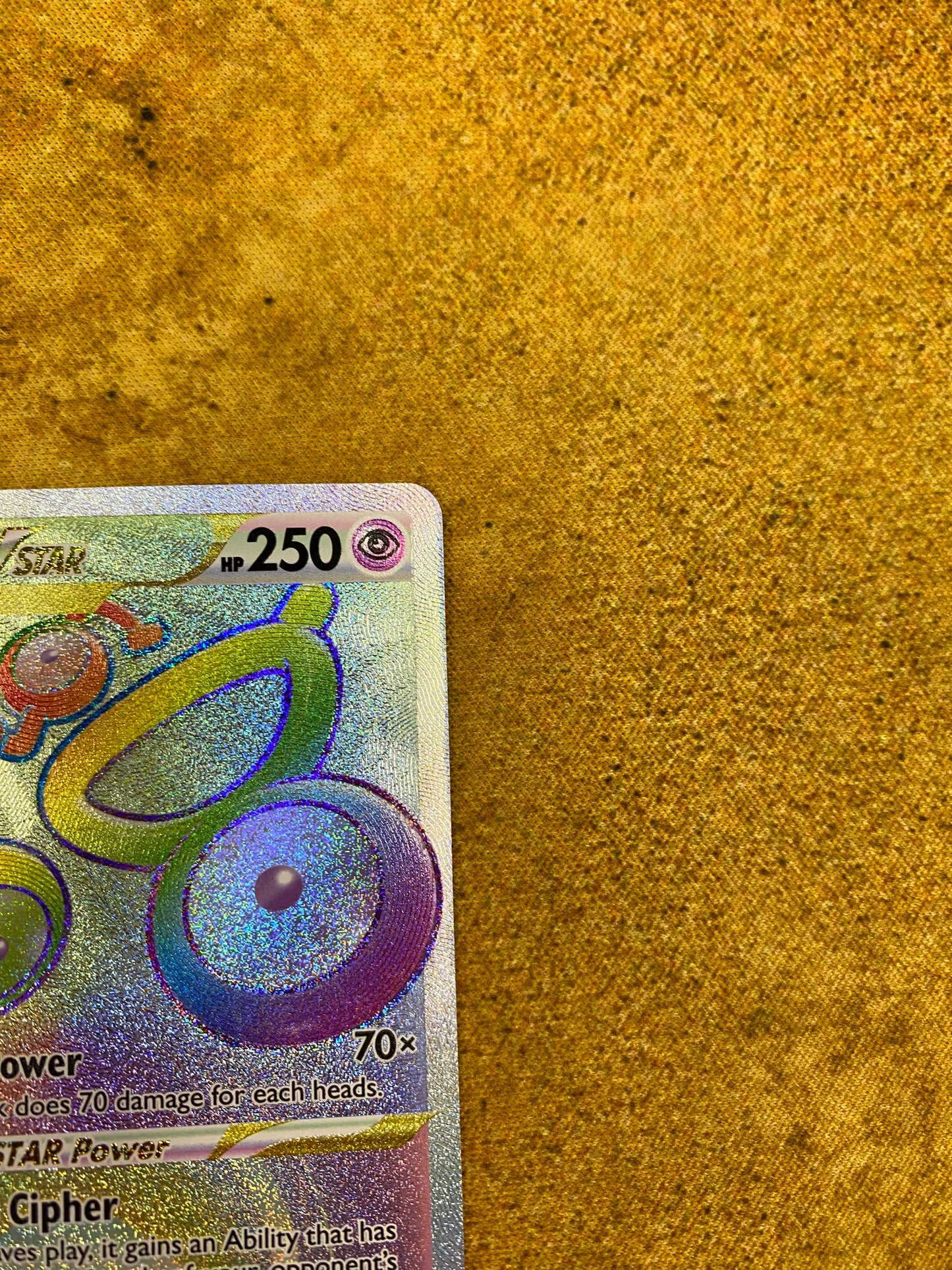 Unown V Star 199/195 Silver Tempest Single Pokemon Card