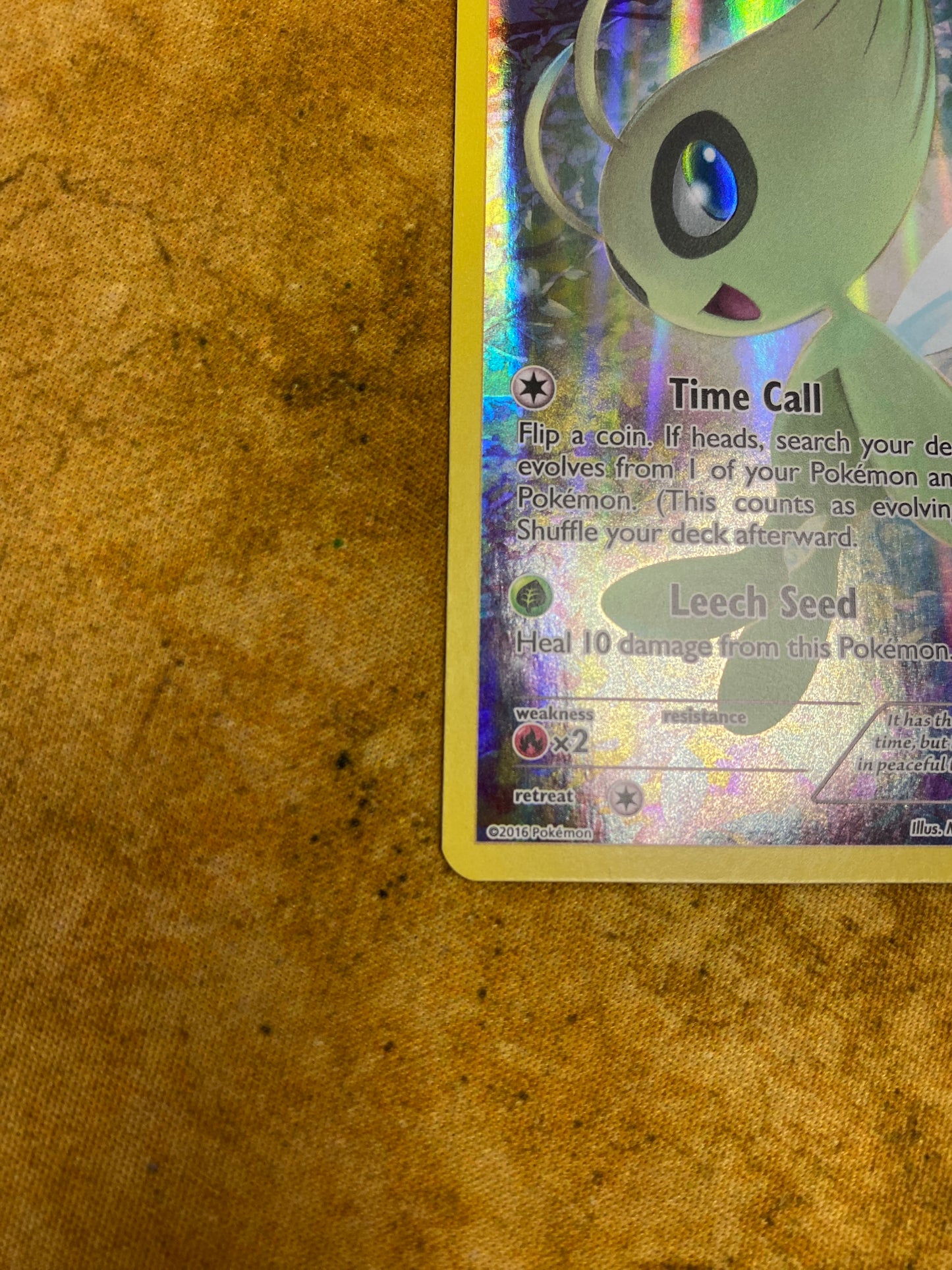 Celebi Full Art Holo XY111 Black Star Promo Single Pokémon Card