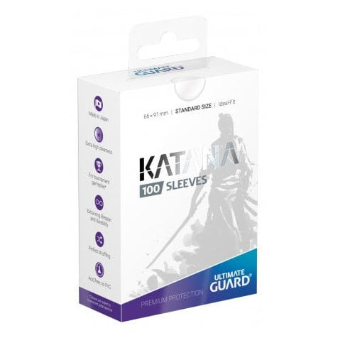 Katana Sleeves Standard Size - Transparent (100)