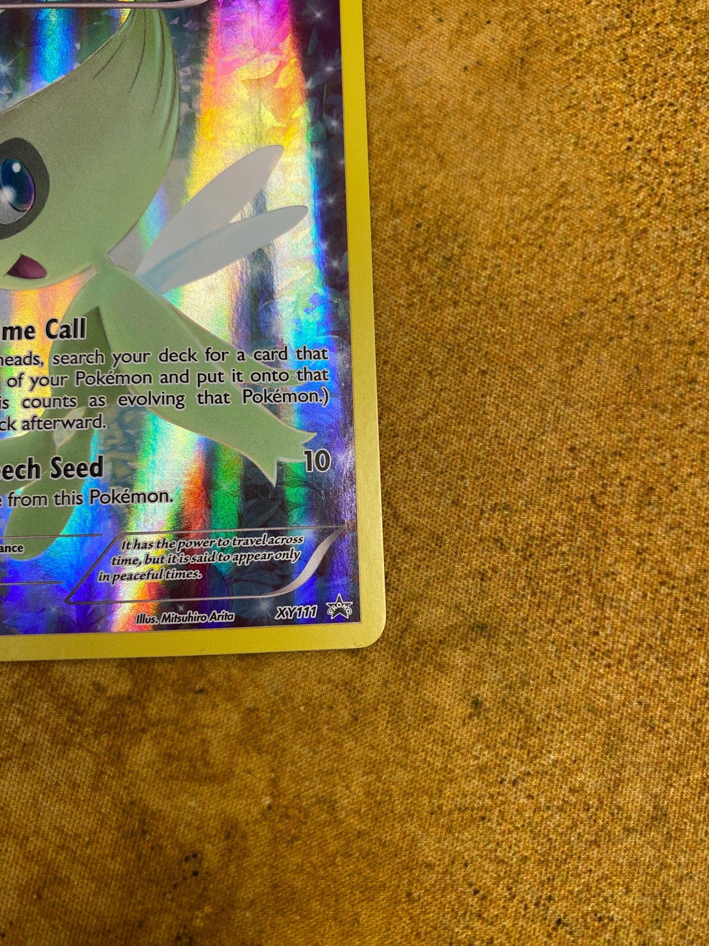 Celebi Full Art Holo XY111 Black Star Promo Single Pokémon Card