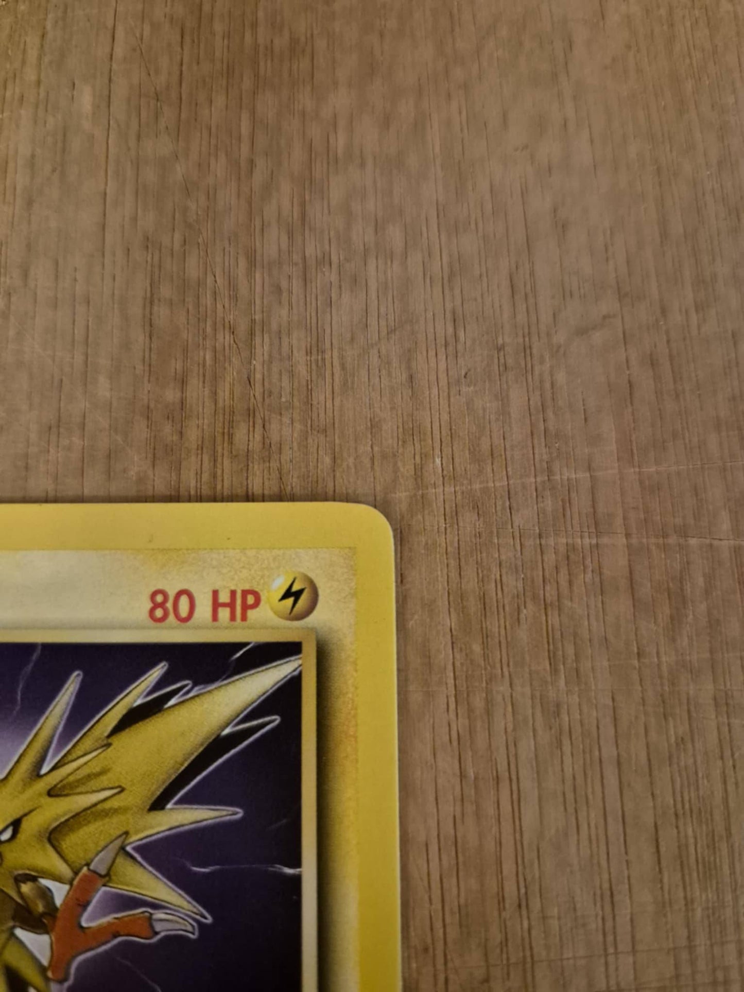 Zapdos 30/62 fossil Single Pokémon Card