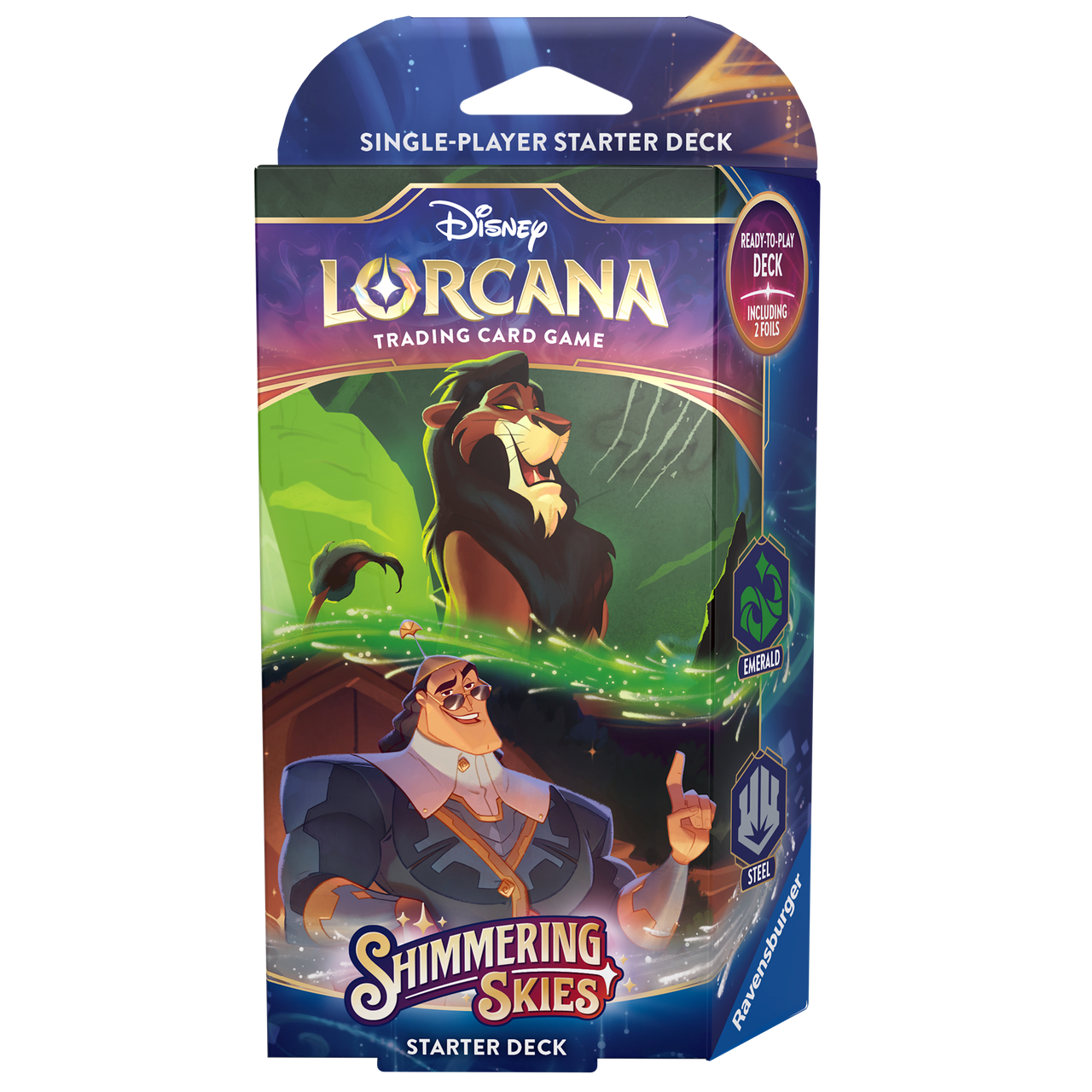 Lorcana: Shimmering Skies - Emerald & Steel Starter Deck