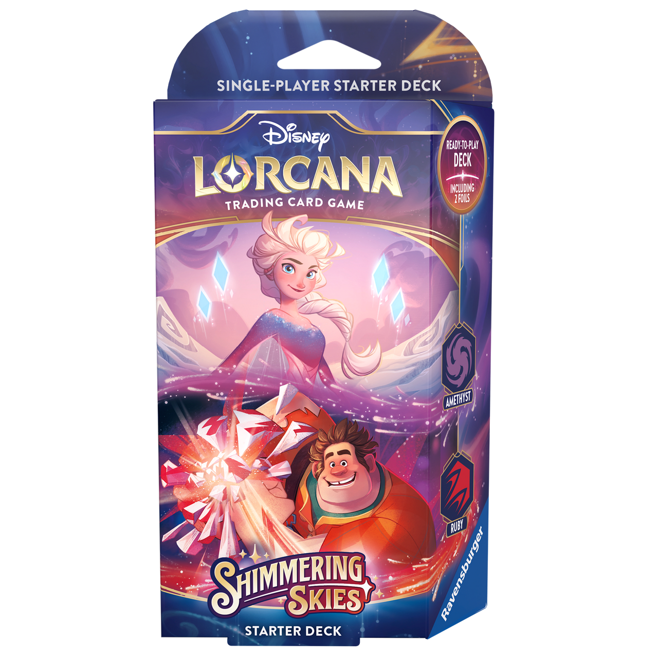 Lorcana: Shimmering Skies - Amethyst & Ruby Starter Deck