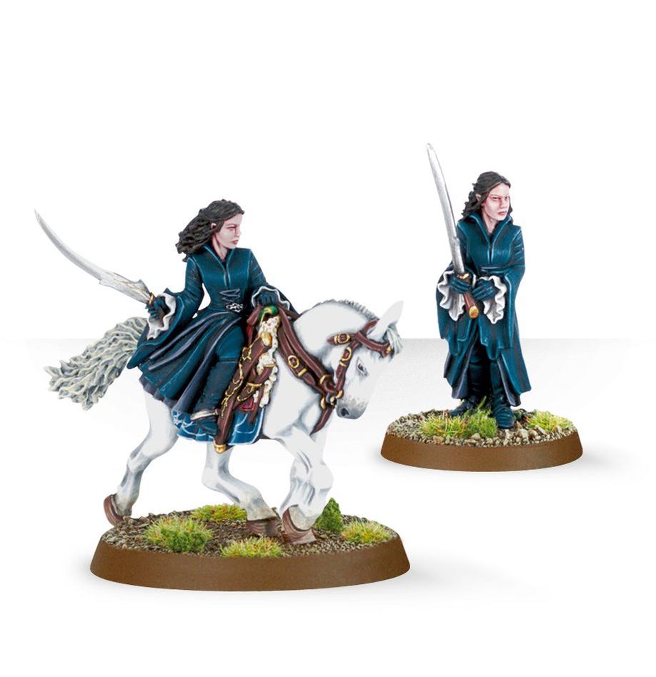 Arwen foot and mounted