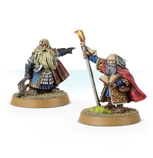 Balin, king of Moria, and Flói Stonehand