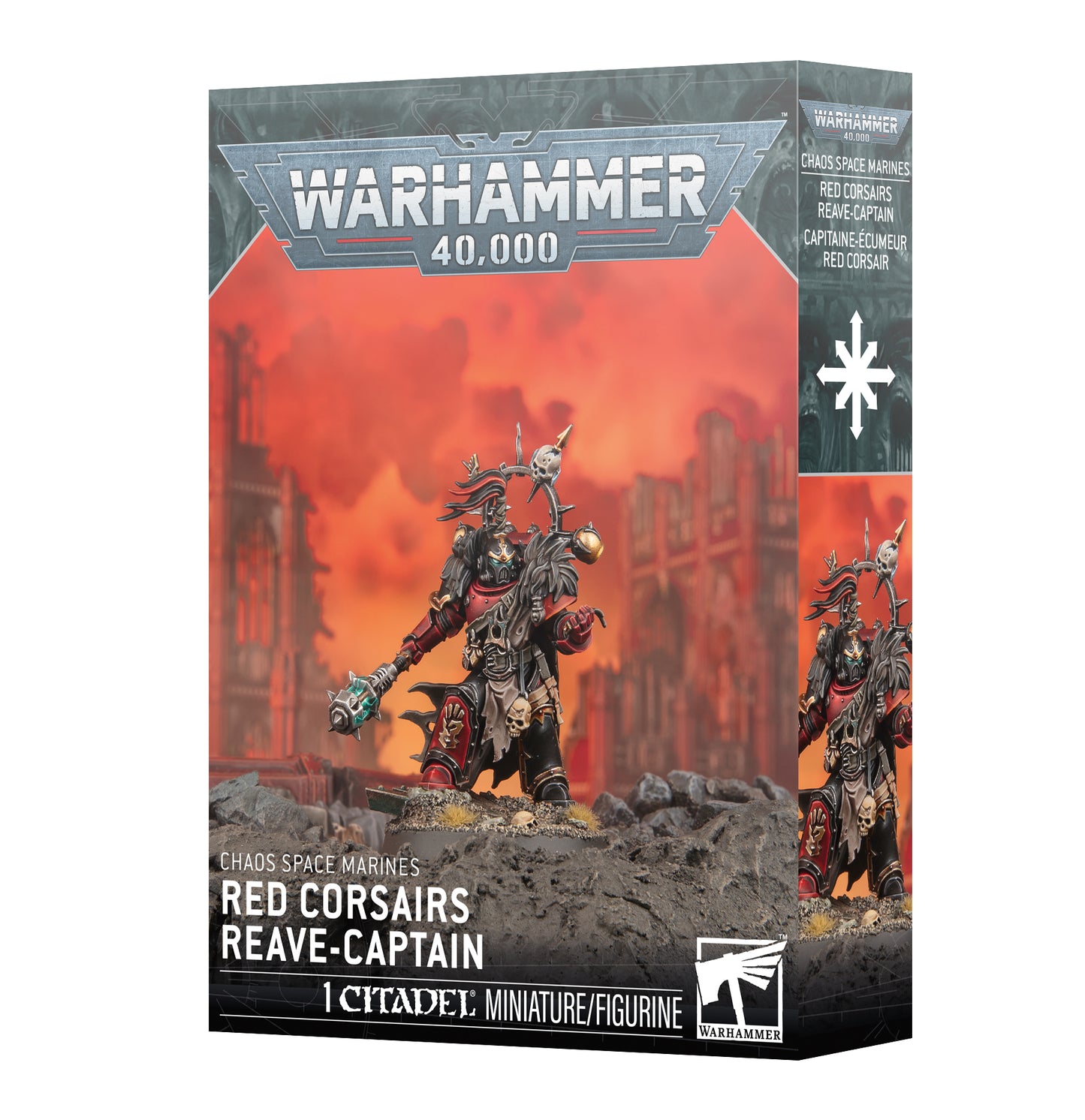 Chaos Space Marines - Red Corsairs Reave Captain