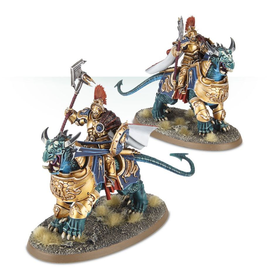 Warhammer Fantasy - Seigneur Célestant Sur Dracoth - Figurine Peinte Par Un Pro