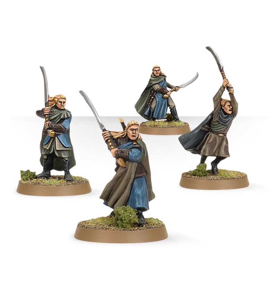 Lothlórien wood elf warriors