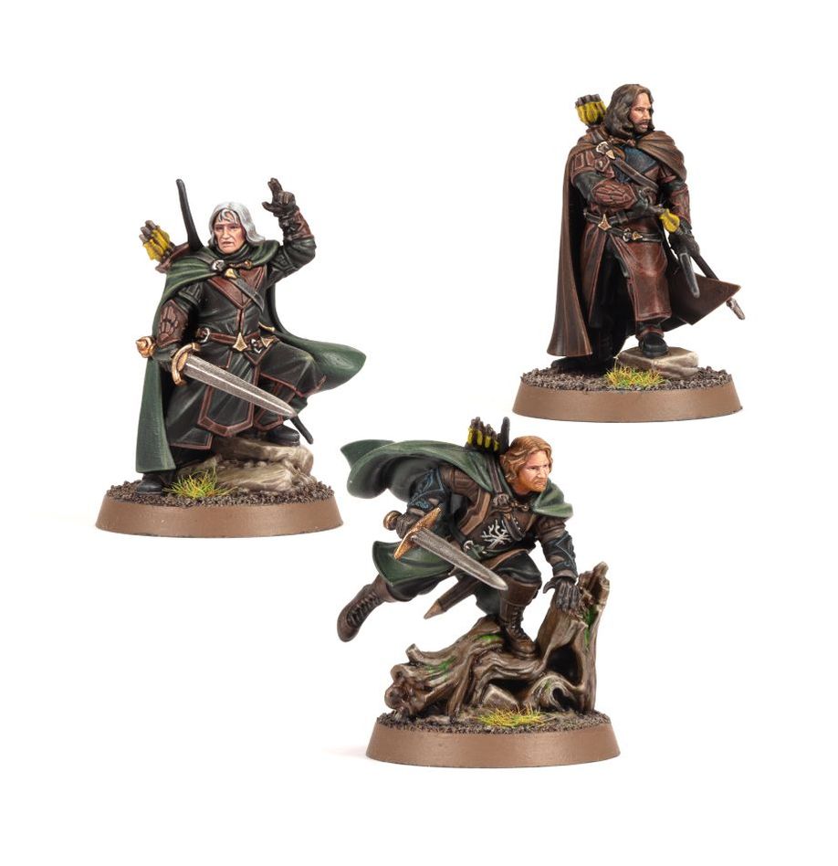 Faramir, Madril and Damrod, rangers of Ithilien
