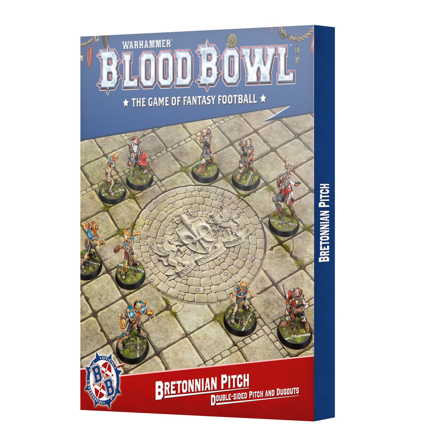 Blood Bowl - Team Pitch and Dugouts Set (Bretonnian)