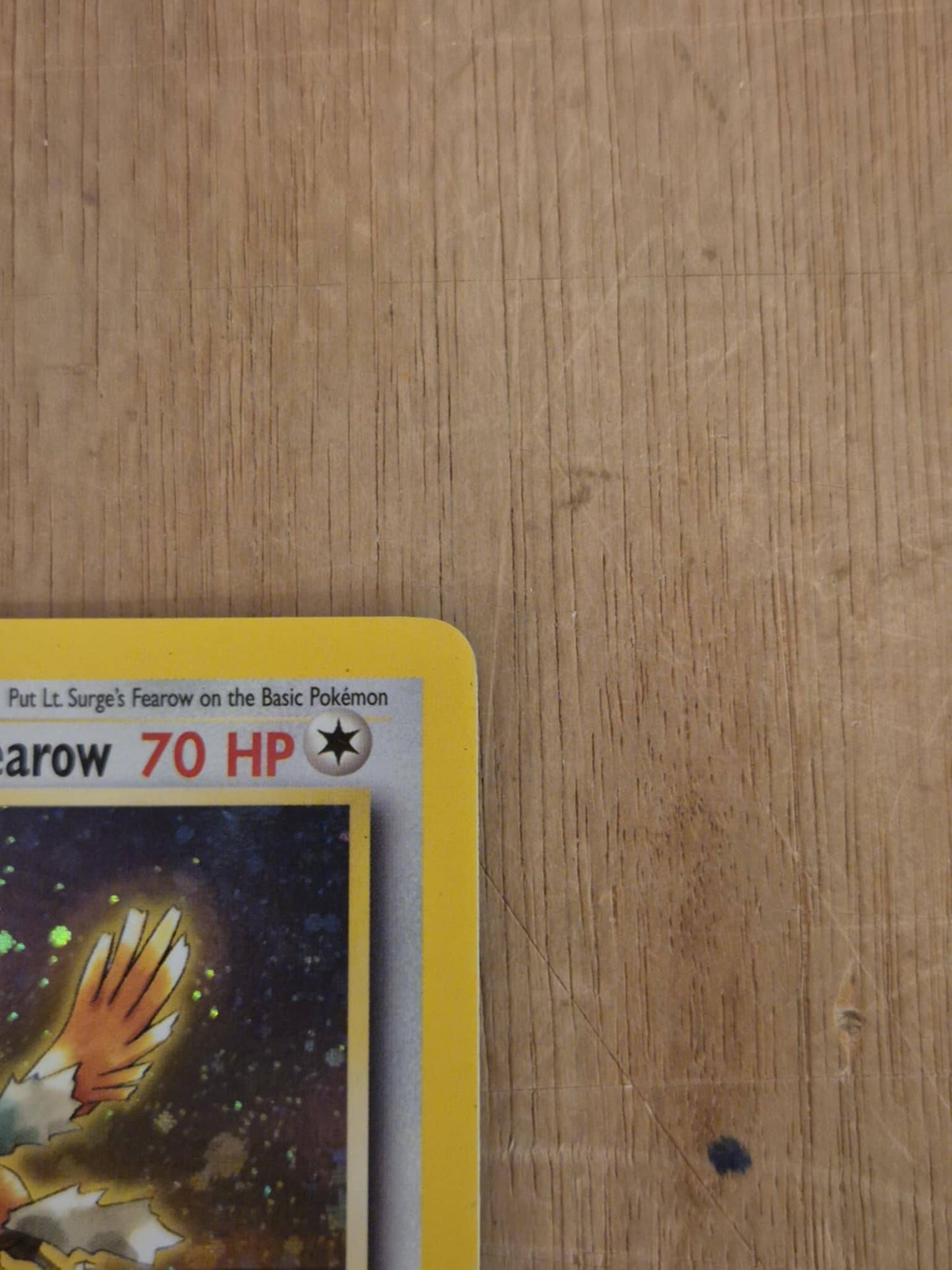 Lt. Surge's Fearow Holo 7/132 Gym Heroes Single Pokémon Card