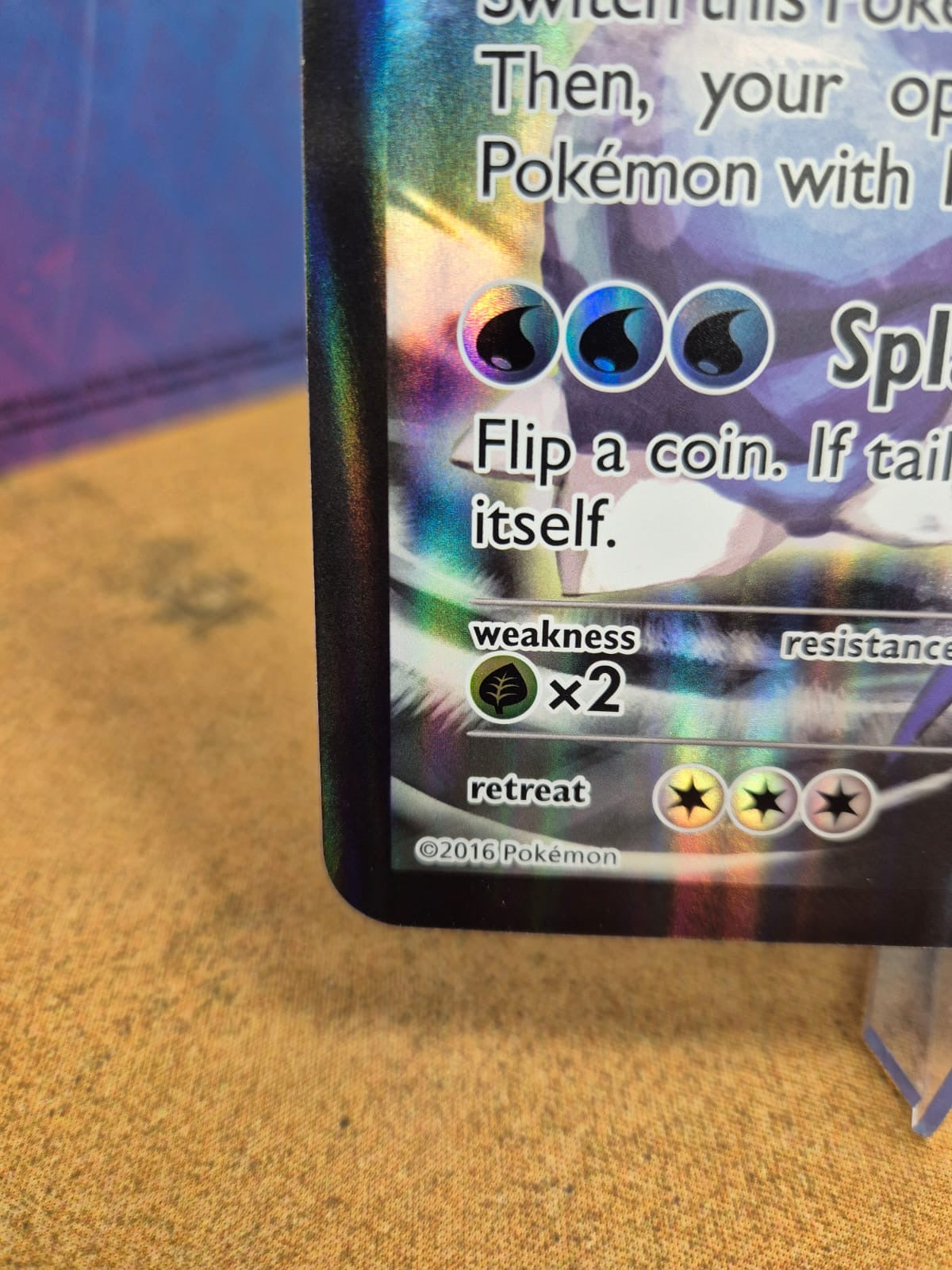 Blastoise EX XY122 JUMBO Black Star Promo Single Pokémon Card