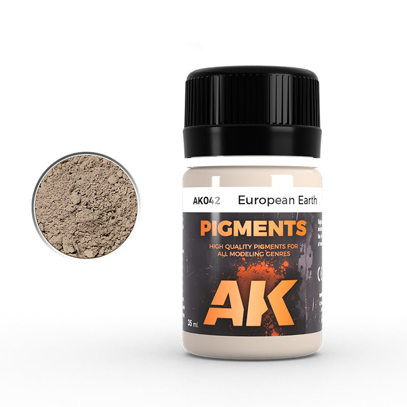 AK Weathering Paints - European Earth Pigment