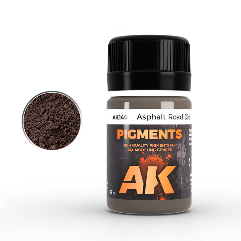 AK Weathering Paints - Asphalt Road Dirt Pigment