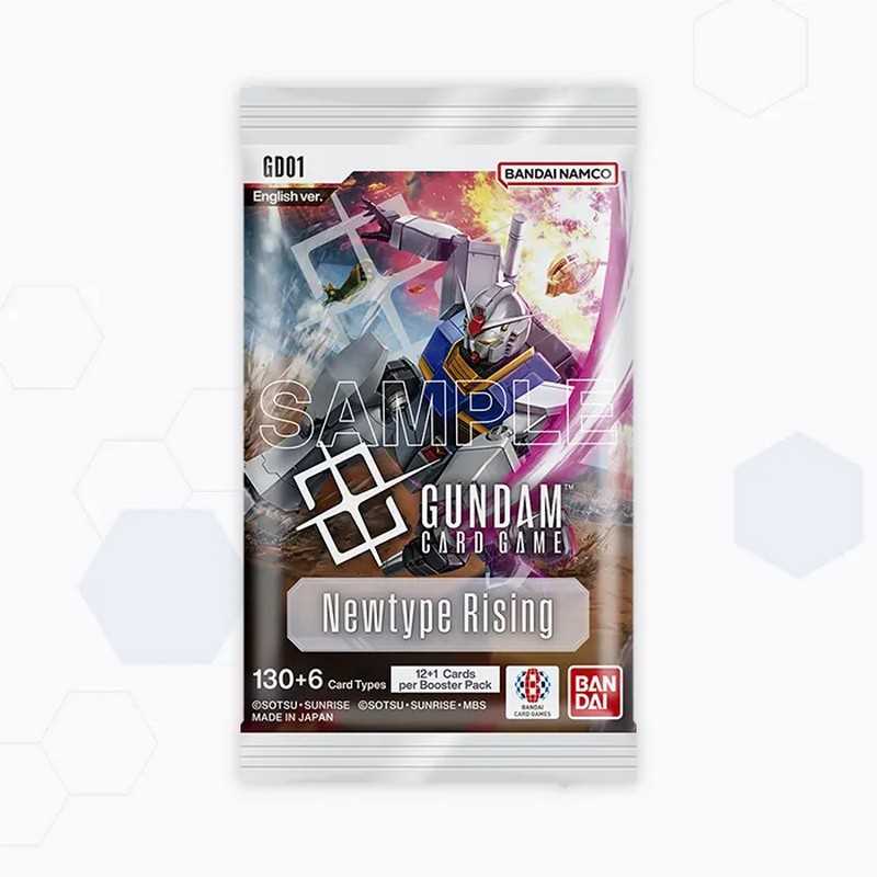 Gundam Card Game: Booster Pack Newtype Rising (GD01) MAX 3 PER CUSTOMER