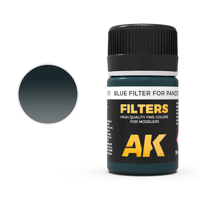 AK Weathering Paints - Blue For Panzer Grey