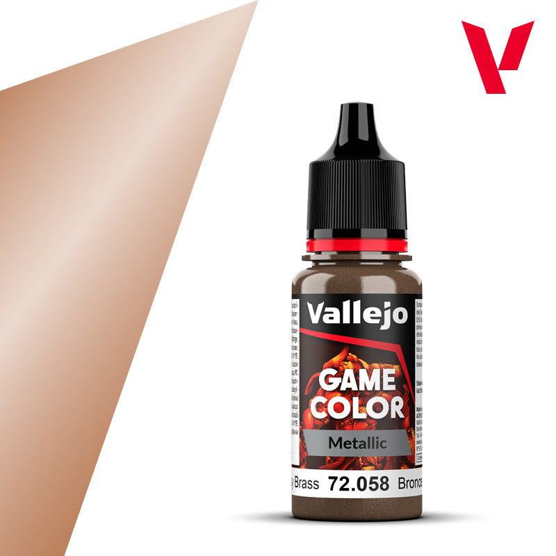 Vallejo Game Color - Brassy Brass Metallic