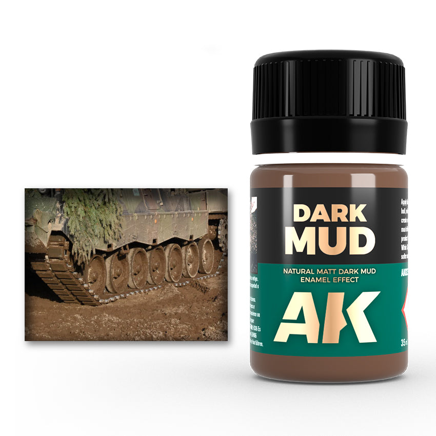 AK Weathering Paints - Dark Mud