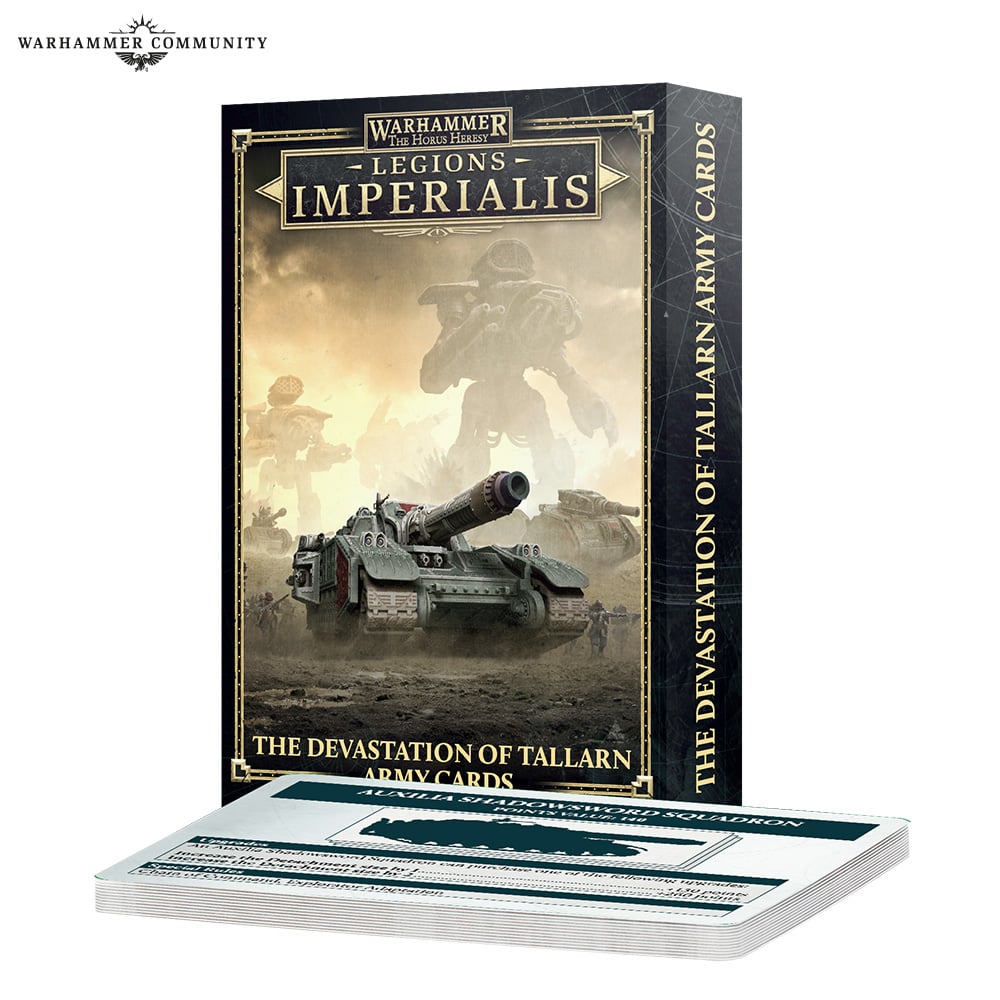Legions Imperialis: Devestation of Tallarn Army Cards