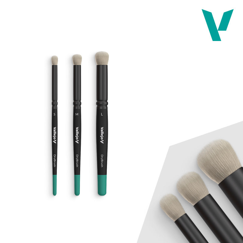 Vallejo Brushes - Dry Brush Set