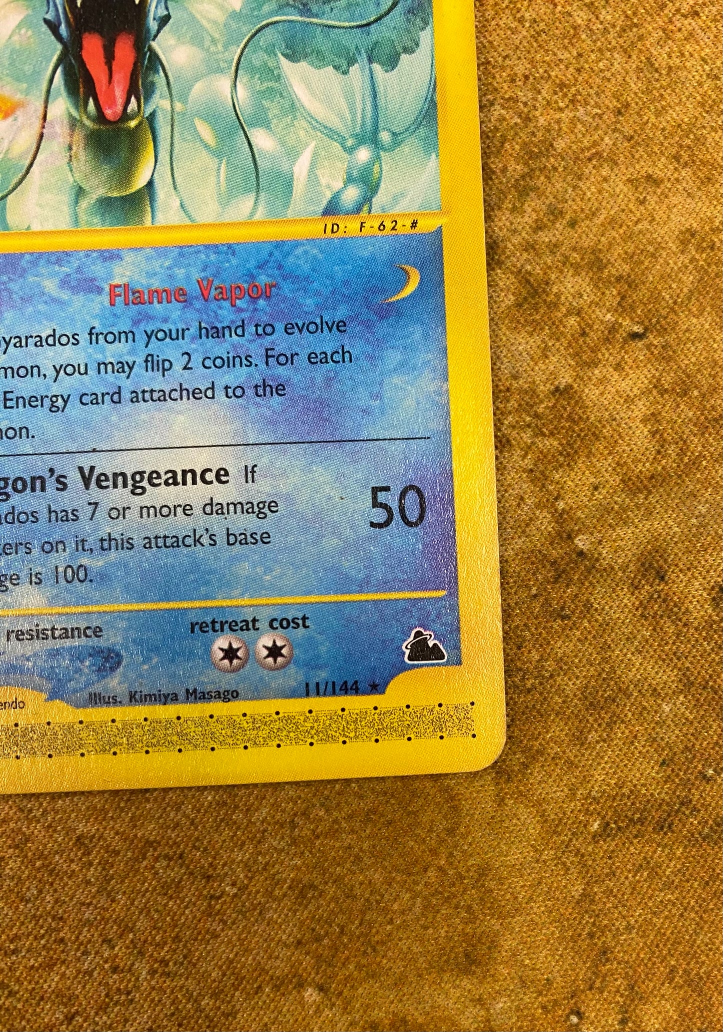 Gyarados Non-Holo 11/144 Skyridge Single Pokémon Card