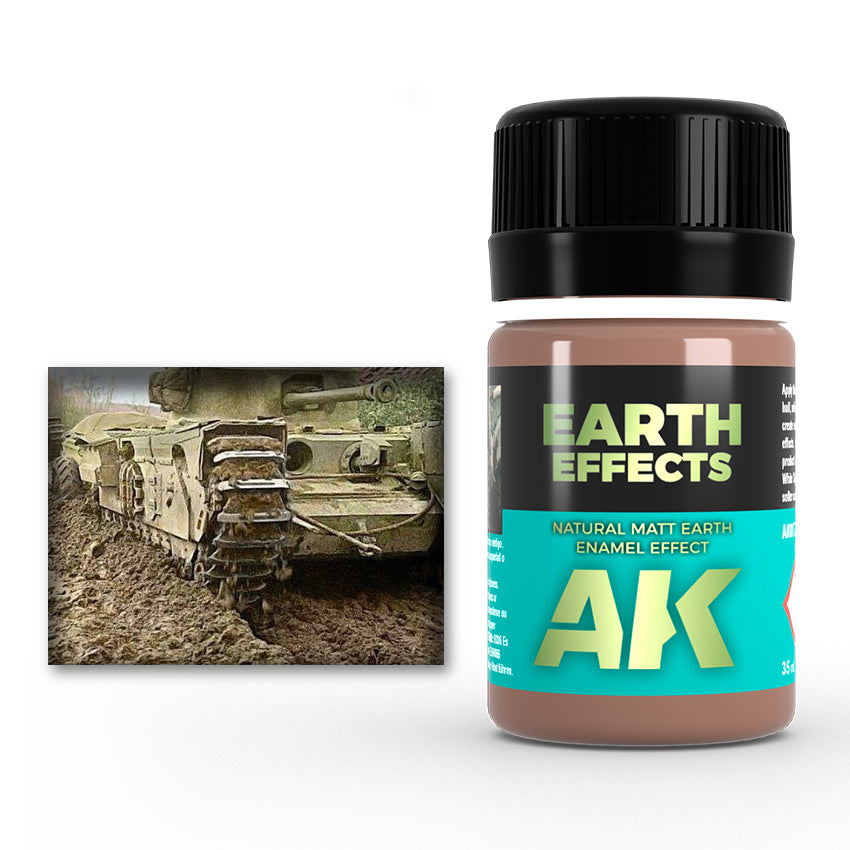 AK Weathering Paints - Earth Effects