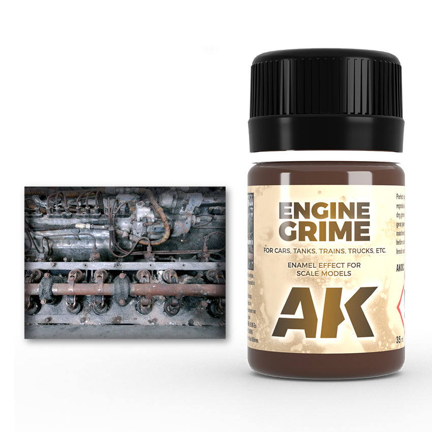 AK Weathering Paints - Engine Grime