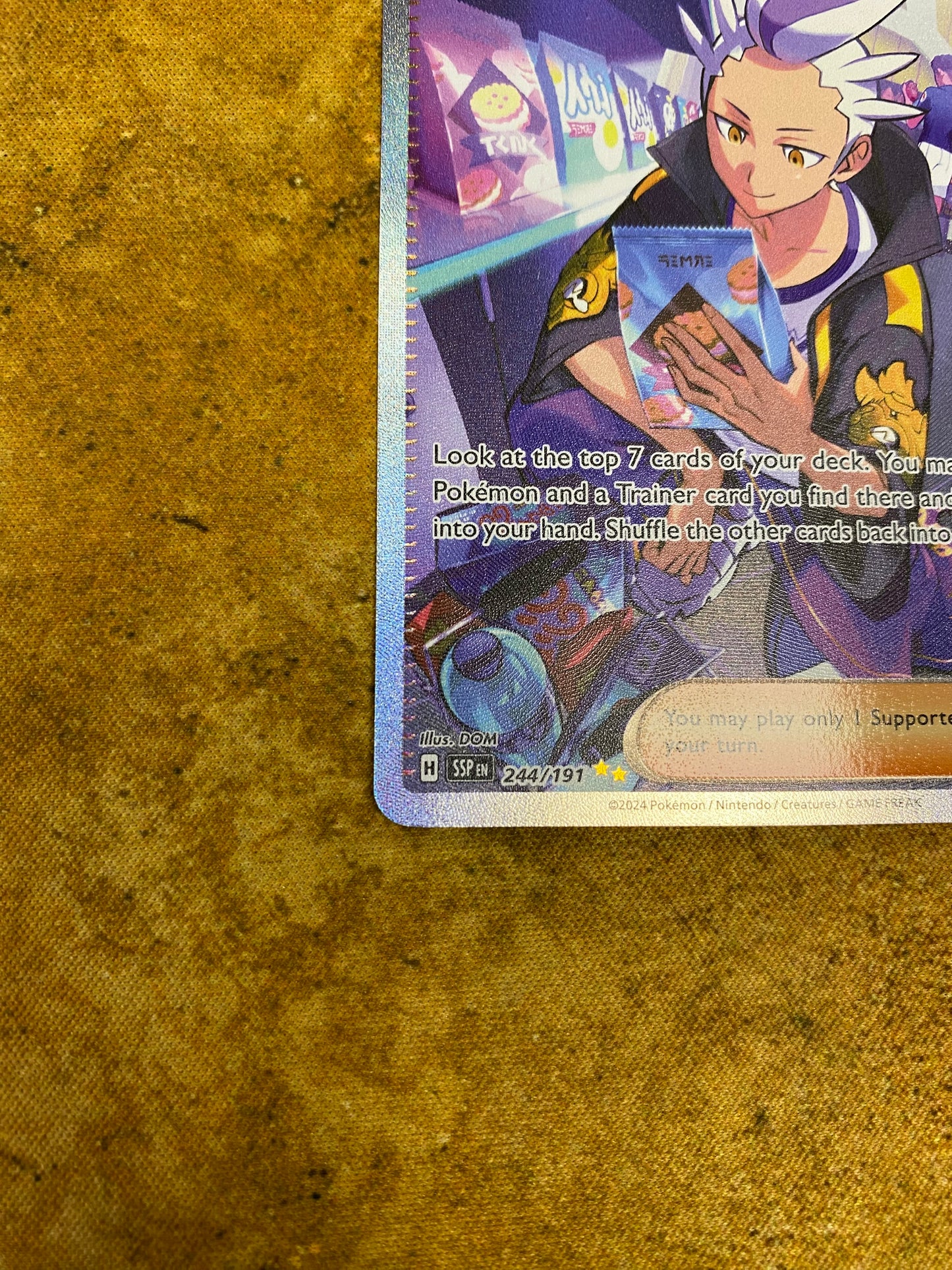 Drayton Special Illustration Rare 244/191 Surging Sparks Single Pokemon Card