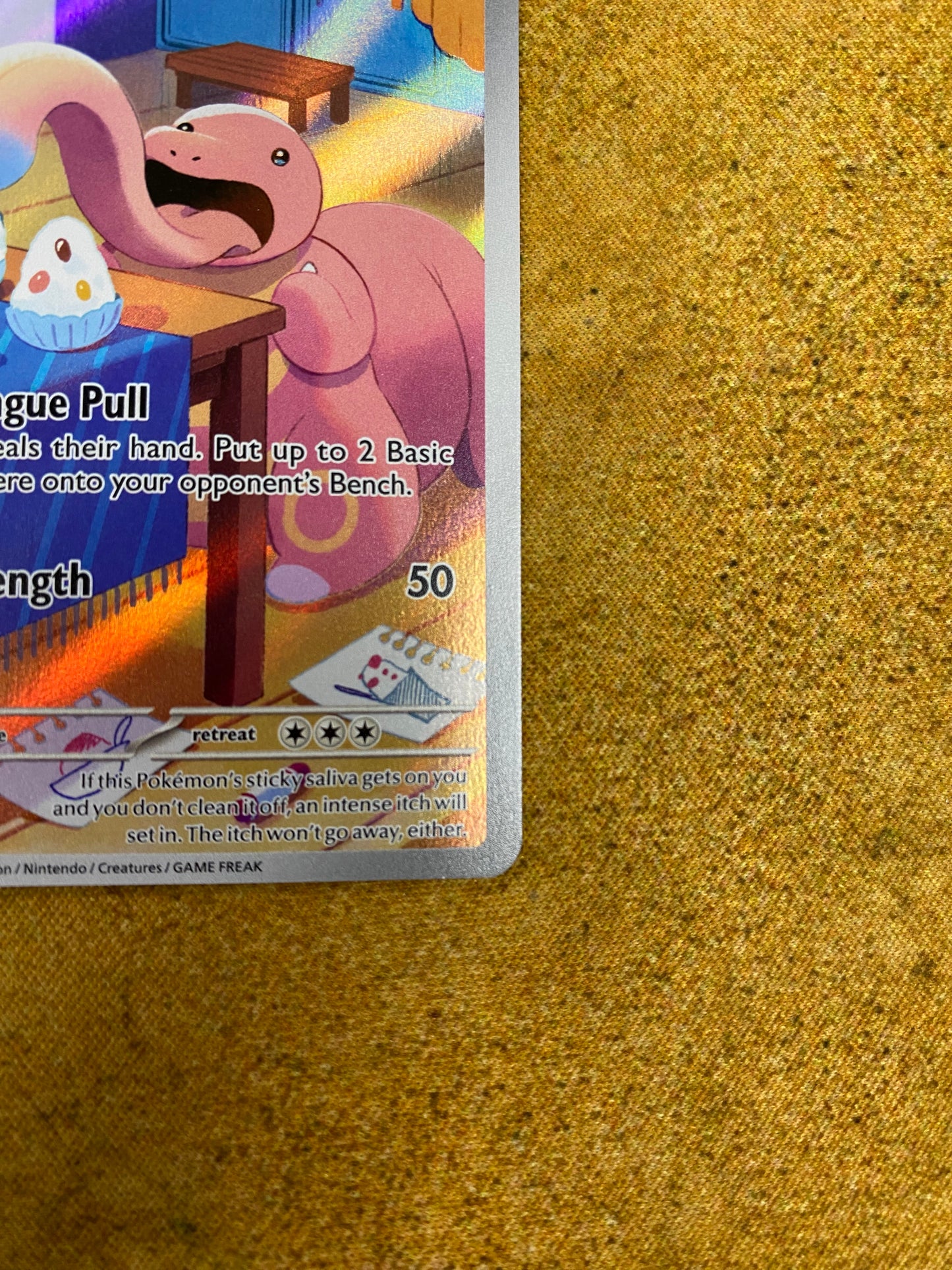 Lickitung Illustration Rare 180/162 Temporal Forces Single Pokemon Card