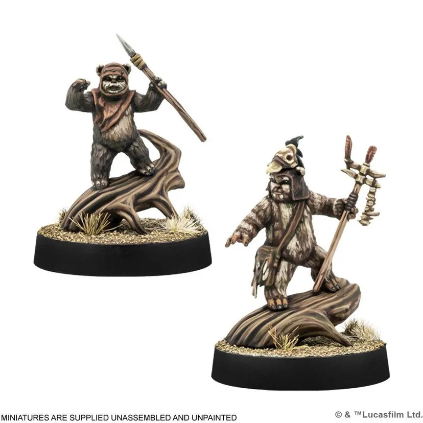 Star Wars Legion: Logray & Wicket Commander