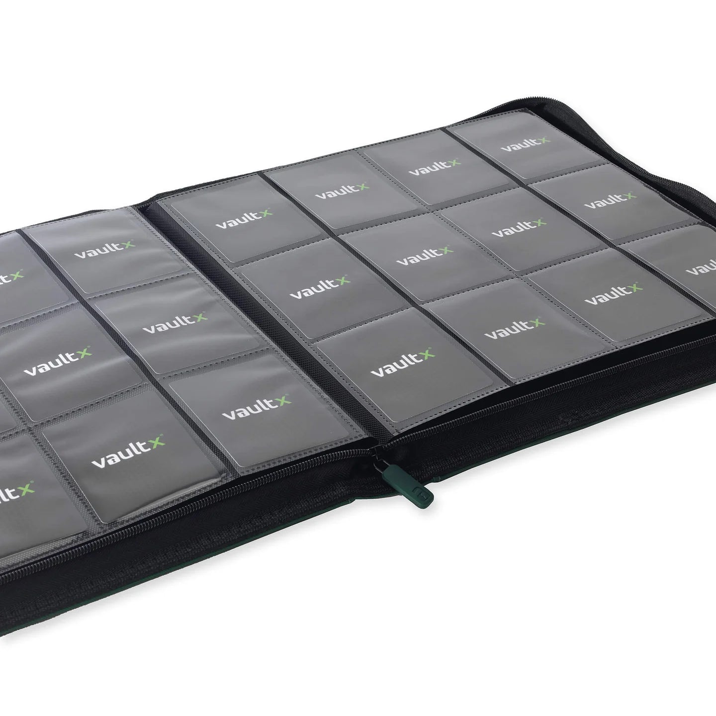 12 Pocket Exo Tec Zip Binder XL - Forest Green