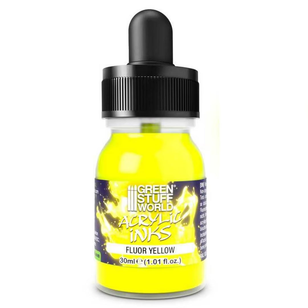 Fluor Acrylic Ink - Yellow