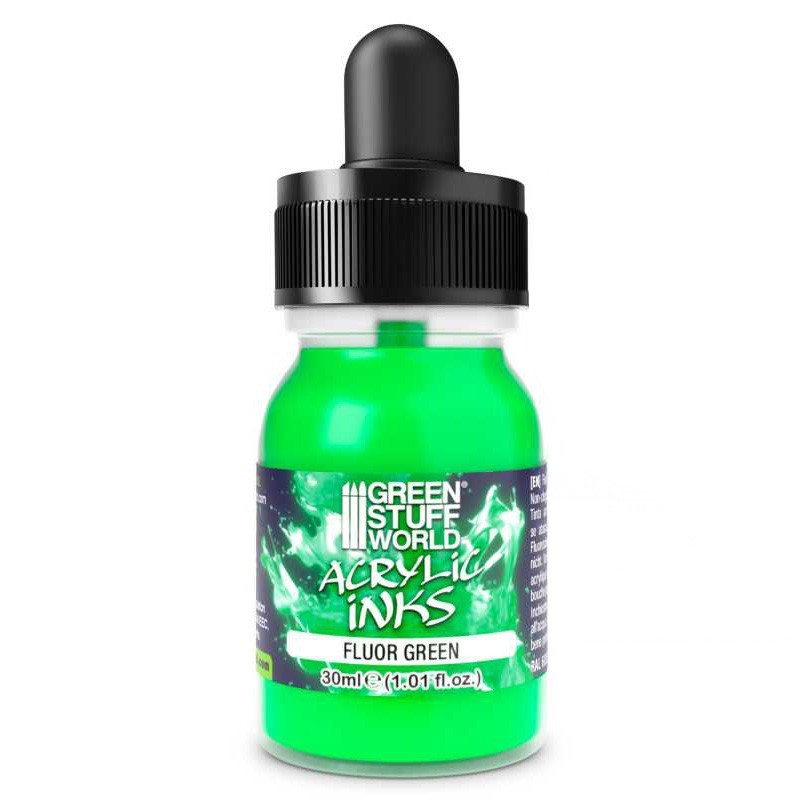 Fluor Acrylic Ink - Green