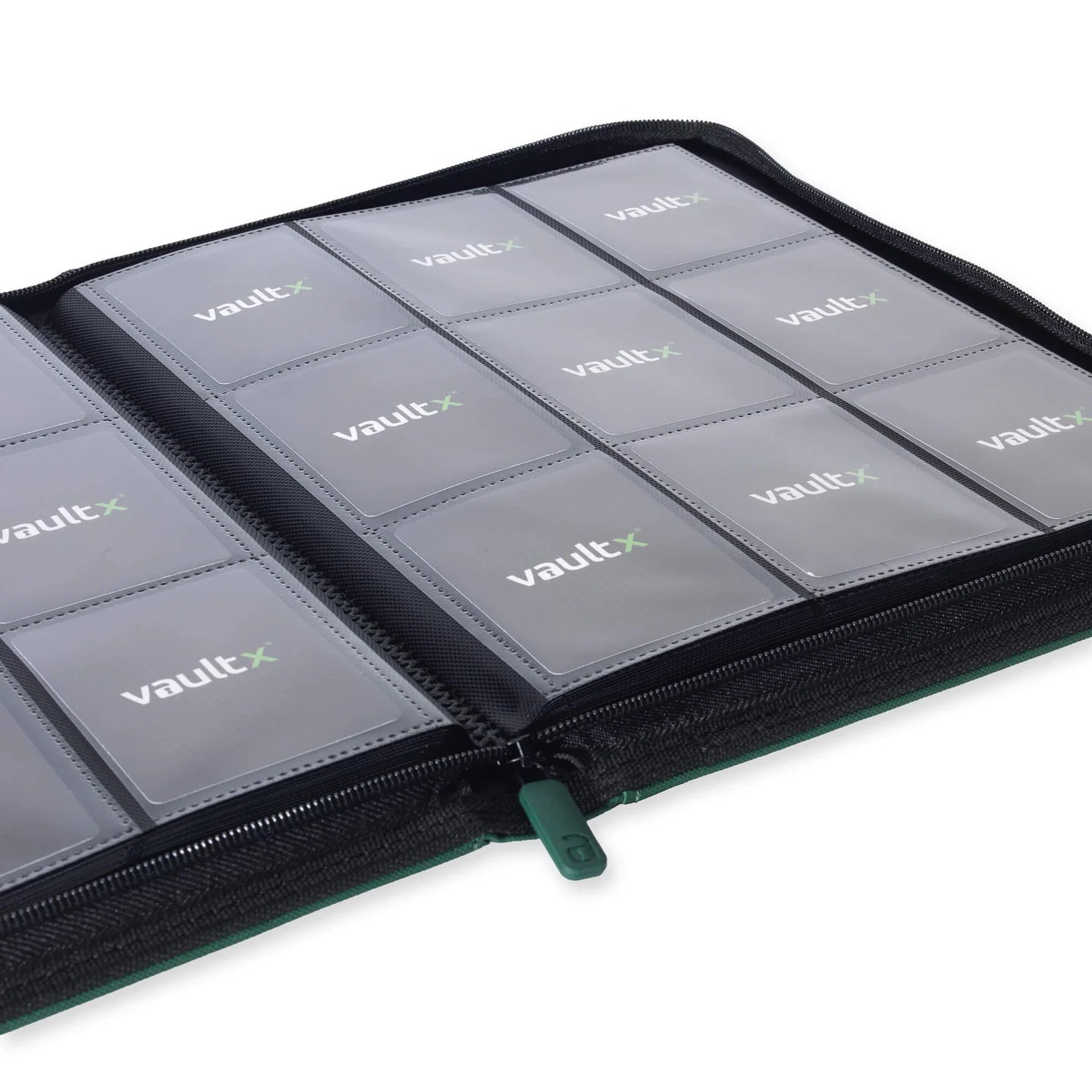 9 Pocket Exo Tec Zip Binder - Forest Green