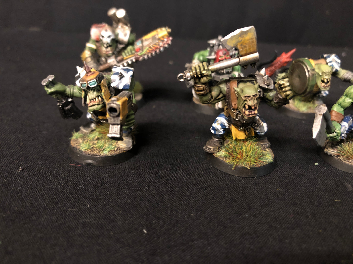 10x Ork Boyz #819 VERY Well Painted Orks Warhammer 40k