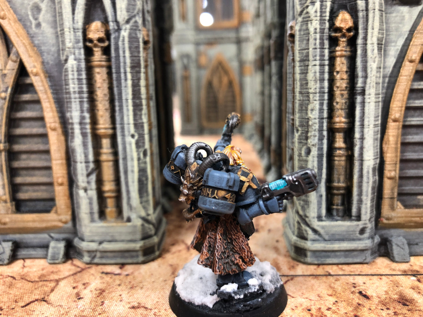 Rune Priest #739 Very Well Painted Space Wolves Space Marines Warhammer 40k