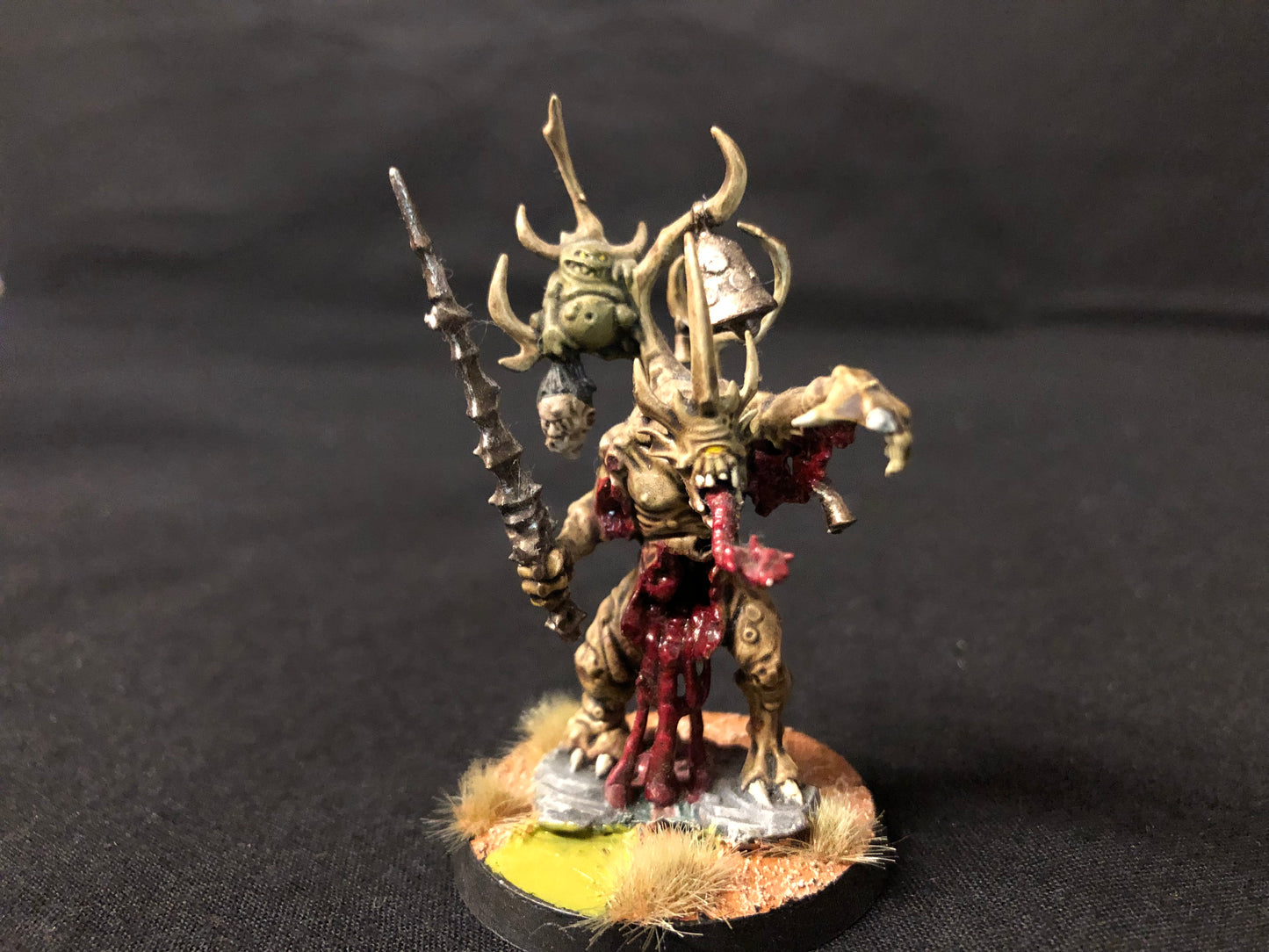 Poxbringer Herald of Nurgle #695 VERY Well Painted Death Guard Nurgle AOS Warhammer 40k