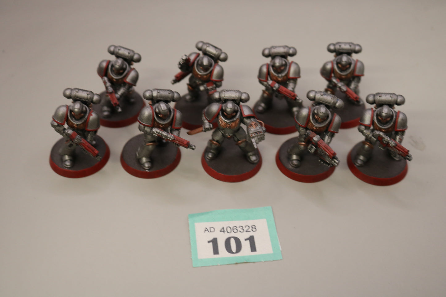 9x Primaris Intercessors 101 Well Painted Warhammer 40k Space Marines