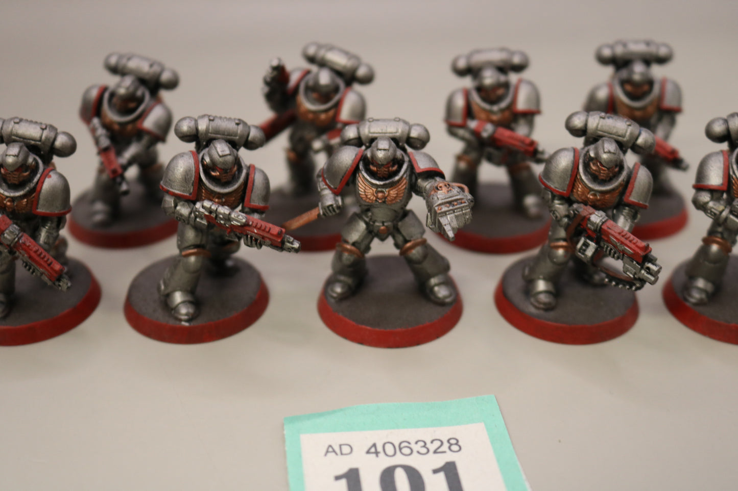9x Primaris Intercessors 101 Well Painted Warhammer 40k Space Marines