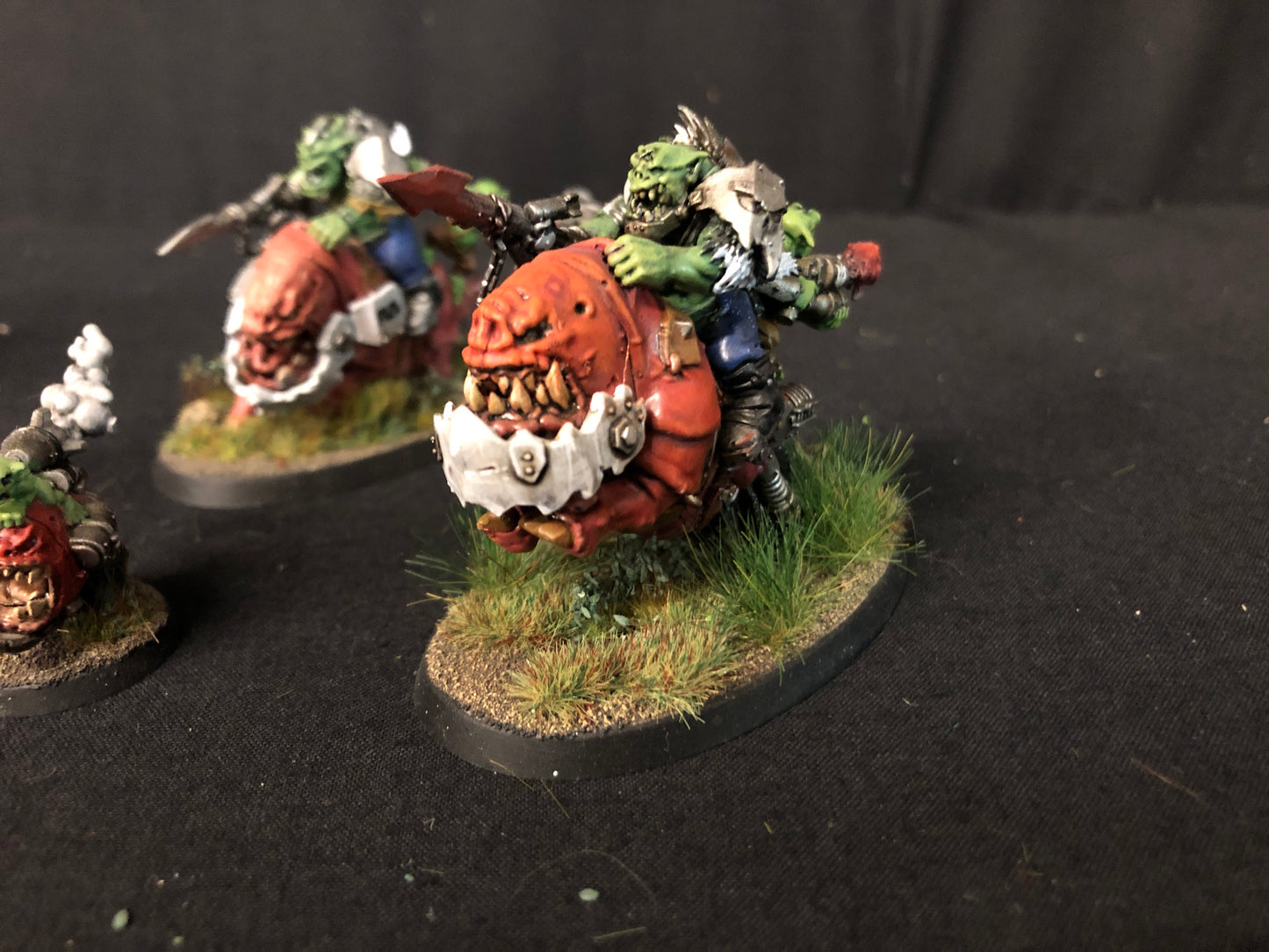 4x Squighog Boyz #839 Very Well Painted Orks Warhammer 40k