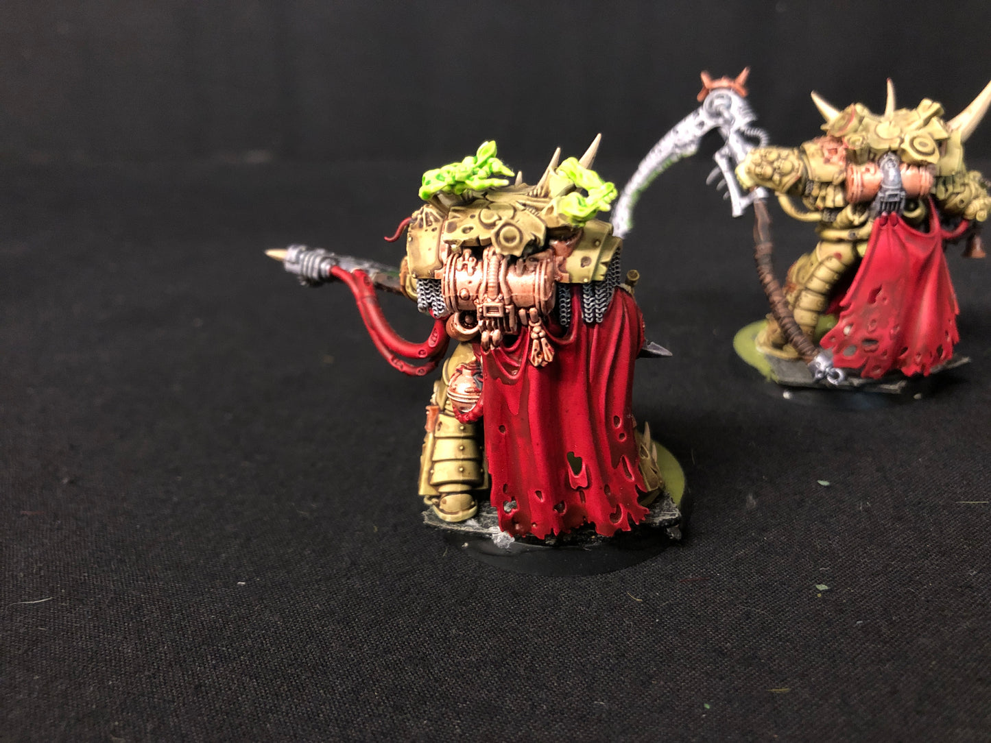 3x Deathshroud Terminators #842 Very Well Painted Death Guard Well Painted Warhammer 40k