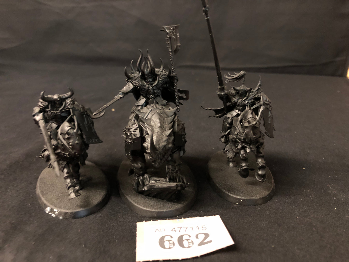 2x Chaos Knights + Chaos Lord #662 Slaves to Darkness AOS Warhammer 40k