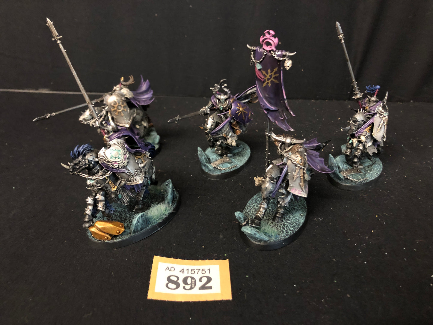 5x Chaos Knights #892 Well Painted Slaves to Darkness AOS Warhammer 40k