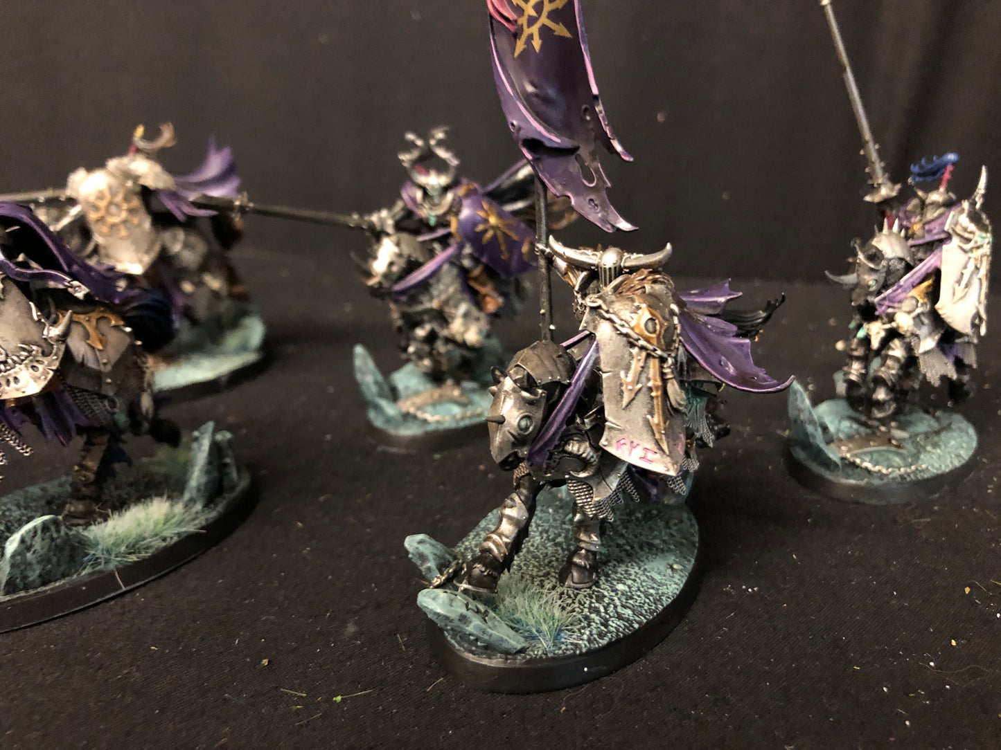 5x Chaos Knights #892 Well Painted Slaves to Darkness AOS Warhammer 40k